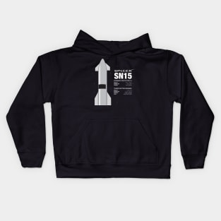 SPACE X SN15 Kids Hoodie